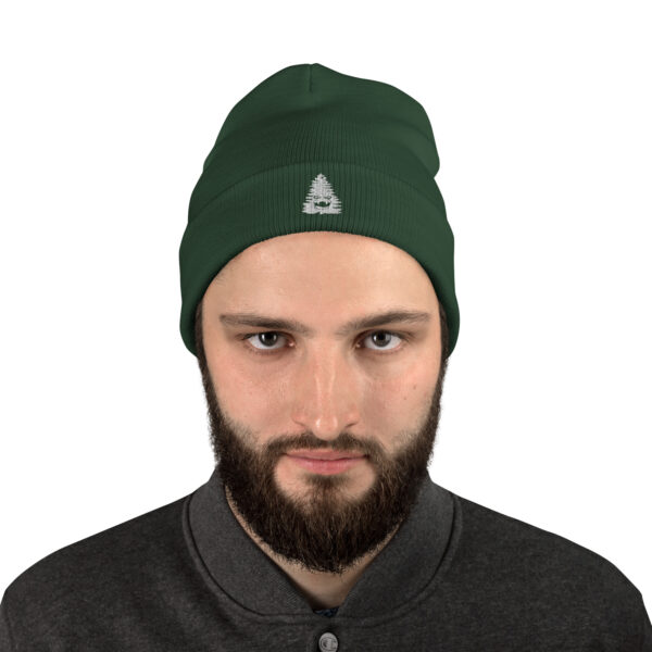 Man Trip Tree - Embroidered Beanie - Image 4