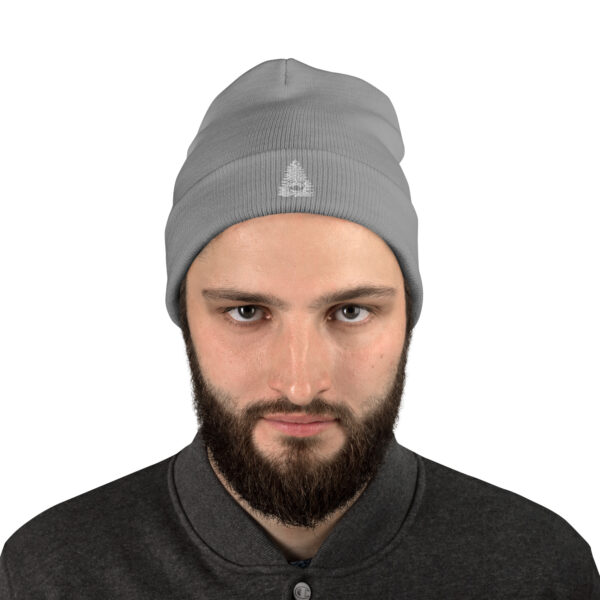 Man Trip Tree - Embroidered Beanie - Image 5