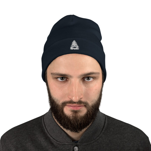 Man Trip Tree - Embroidered Beanie - Image 2