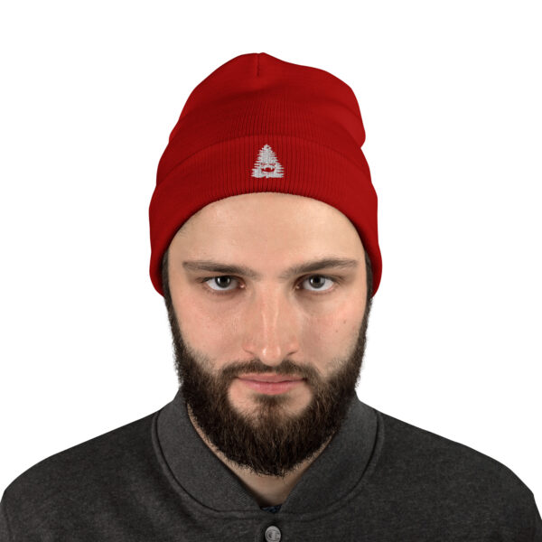 Man Trip Tree - Embroidered Beanie - Image 3