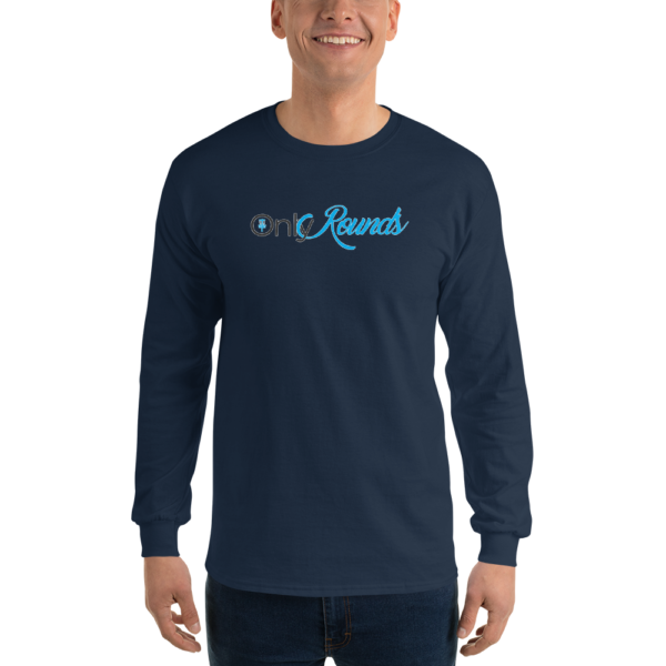 Only Rounds - Men’s Long Sleeve Shirt - Image 2