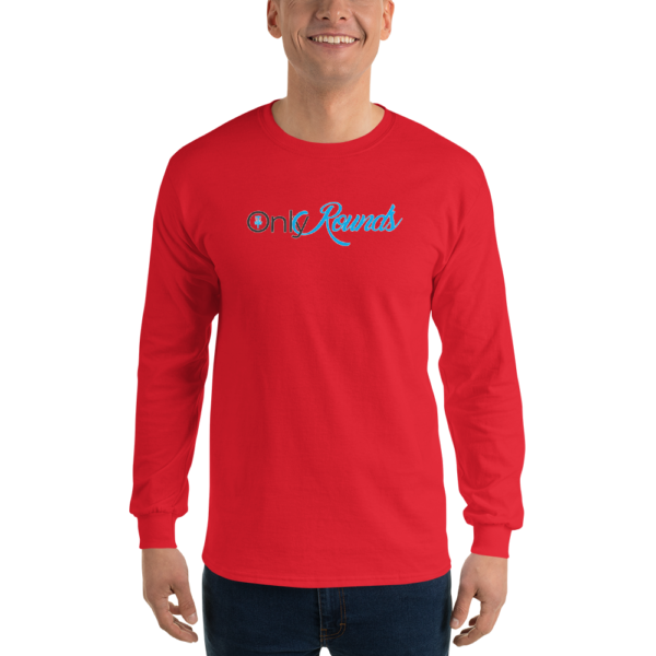 Only Rounds - Men’s Long Sleeve Shirt - Image 3