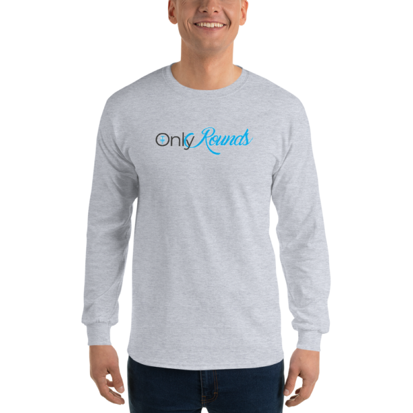 Only Rounds - Men’s Long Sleeve Shirt - Image 4