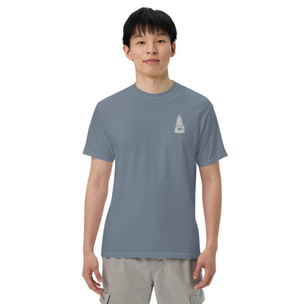 Man Trip Tree (embroidery)- Unisex garment-dyed heavyweight t-shirt - Image 25