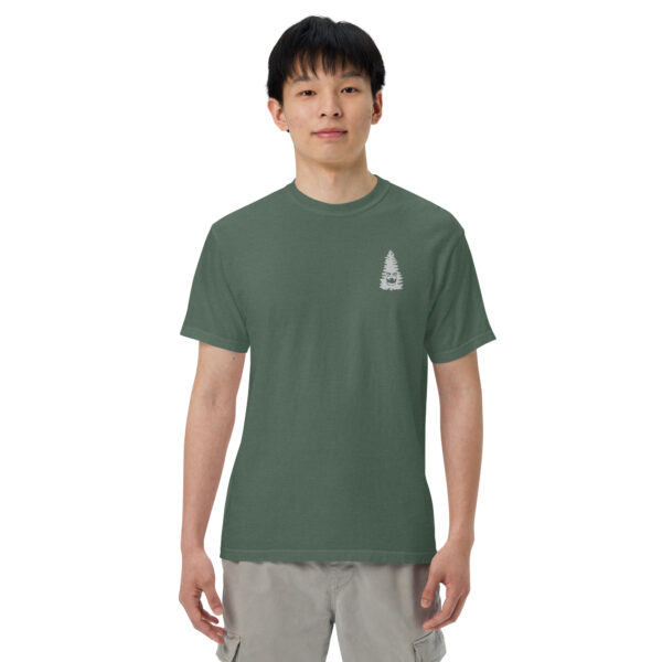 Man Trip Tree (embroidery)- Unisex garment-dyed heavyweight t-shirt - Image 11