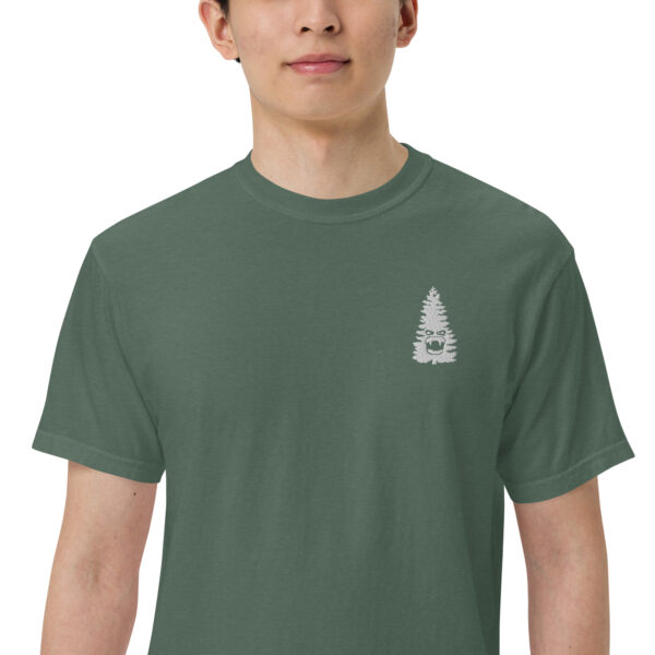 Man Trip Tree (embroidery)- Unisex garment-dyed heavyweight t-shirt - Image 12