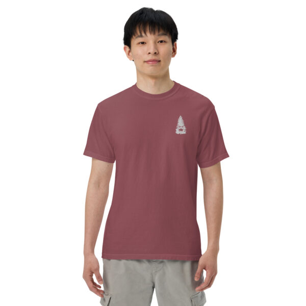 Man Trip Tree (embroidery)- Unisex garment-dyed heavyweight t-shirt - Image 9