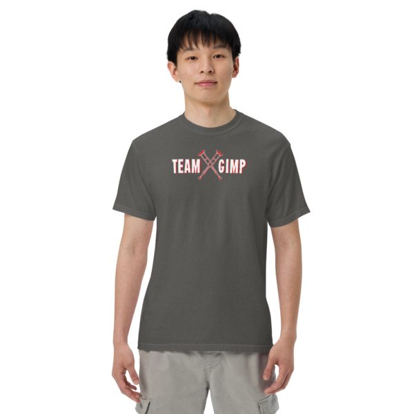 Team Gimp - Unisex garment-dyed heavyweight t-shirt - Image 2