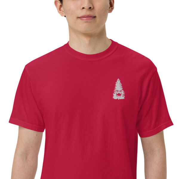 Man Trip Tree (embroidery)- Unisex garment-dyed heavyweight t-shirt - Image 4