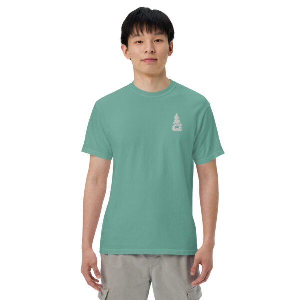 Man Trip Tree (embroidery)- Unisex garment-dyed heavyweight t-shirt - Image 33