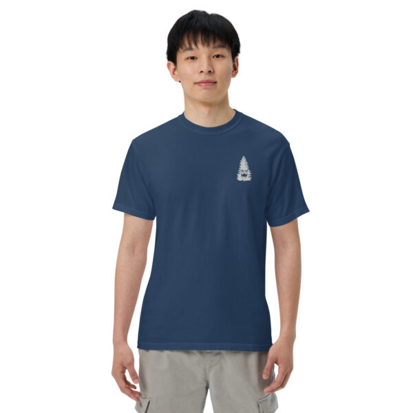 Man Trip Tree (embroidery)- Unisex garment-dyed heavyweight t-shirt - Image 5