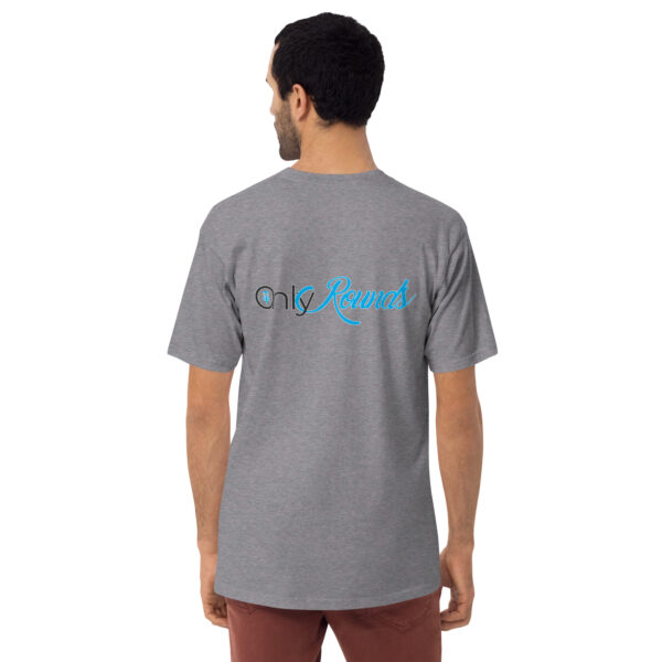 Stop! Only Rounds - Men’s premium heavyweight tee - Image 10